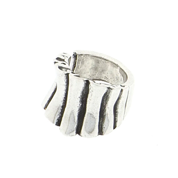 anillos grandes baño de plata 1parami