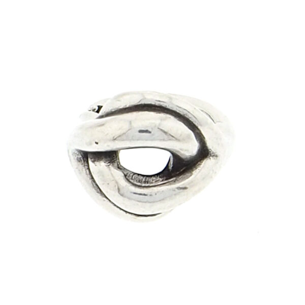 anillos grandes baño de plata 1parami