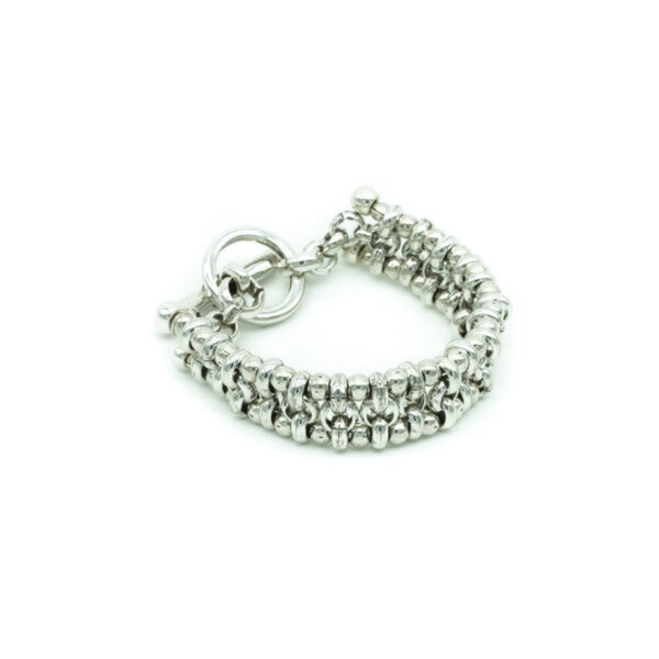 pulsera plata mujer 1parami