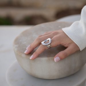 Anillos de plata discount grandes para mujer